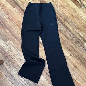 Adidas Black Wide-Leg Pants